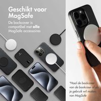 Accezz Leather Bookcase 2-in-1 met MagSafe iPhone 15 Pro Max - Onyx Black