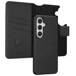 Accezz Leather Bookcase 2-in-1 met MagSafe Samsung Galaxy S26 - Onyx Black