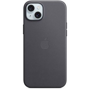 Apple FineWoven Backcover MagSafe Apple iPhone 15 Plus - Zwart