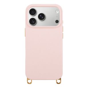 Selencia Rivièra MagSafe Backcover met afneembare haakjes Apple iPhone 17 Pro - Sorbet Pink
