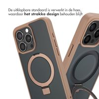 Accezz Ring Stand Backcover met MagSafe iPhone 15 Pro Max - Brown