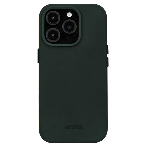 Accezz Vintage Leather MagSafe Backcover Apple iPhone 16 Pro Max - Smokey Green
