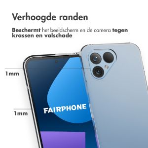 Accezz Clear Backcover Fairphone 5 - Transparant