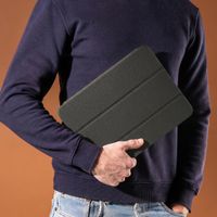 Accezz Leather Trifold Bookcase Apple iPad 11 (2025) 11 inch A16 / iPad 10 (2022) 10.9 inch - Zwart