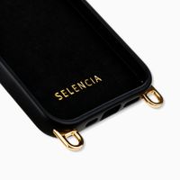 Selencia Rivièra MagSafe Backcover met afneembare haakjes Apple iPhone 14 / 13 - Velvet Black