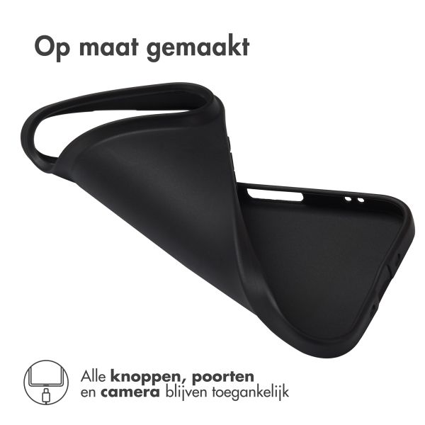 Accezz Color Backcover Apple iPhone 17 Air - Zwart