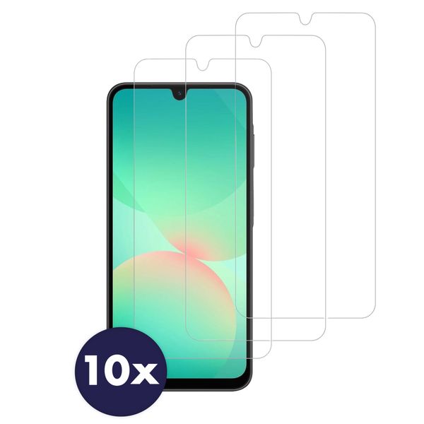 Accezz Gehard Glas Screenprotector 10-pack Samsung Galaxy A16 / A17 / A26