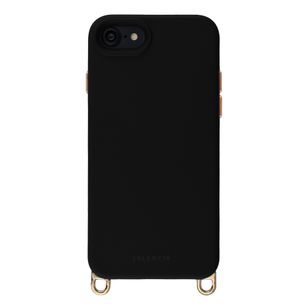 Selencia Rivièra MagSafe Backcover met afneembare haakjes Apple iPhone SE (2022 / 2020) / 8 / 7 / 6(s) - Velvet Black