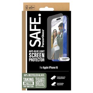 SAFE by PanzerGlass ﻿EyeScreenprotector Ultra Wide Fit met applicator Apple iPhone 16