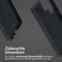 Accezz Echt leren hoesje + MagSafe Wallet Samsung Galaxy S25 Ultra - Onyx Black