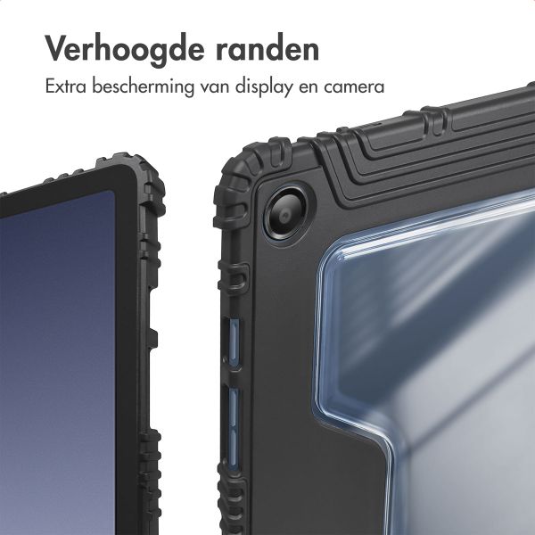 Accezz Rugged Trifold Bookcase Samsung Galaxy Tab A9 Plus - Donkerblauw