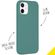 Accezz Liquid Silicone Backcover iPhone 12 Mini - Donkergroen