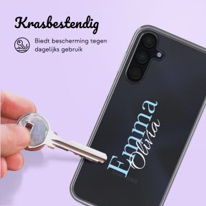 Gepersonaliseerd hoesje met naam Samsung Galaxy A15 - Transparant