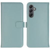 Selencia Echt Leren Bookcase Samsung Galaxy A25 (5G) - Air Blue