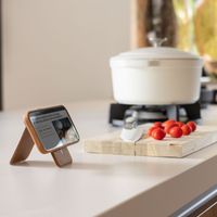 Accezz Vintage Leather MagSafe Kaarthouder met Standaard - Tobacco Cognac
