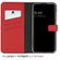 Selencia Echt Lederen Bookcase Samsung Galaxy S24 Plus - Rood