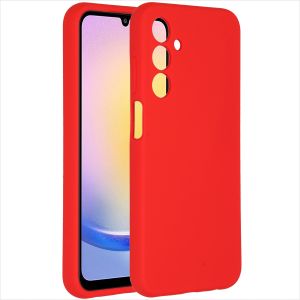 Accezz Liquid Silicone Backcover Samsung Galaxy A25 (5G) - Rood