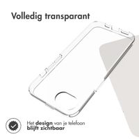 Accezz Clear Backcover iPhone 16e - Transparant