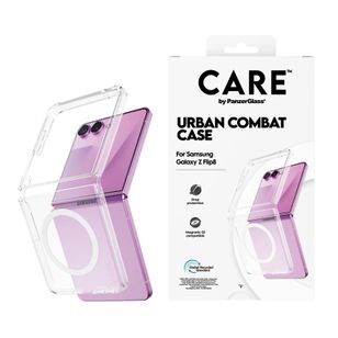 CARE by PanzerGlass Urban Combat Case Samsung Galaxy Z Flip 8 / Flip 7 - Transparant