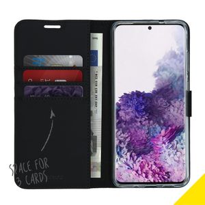 Accezz Wallet Softcase Bookcase Samsung Galaxy S20 Plus - Zwart