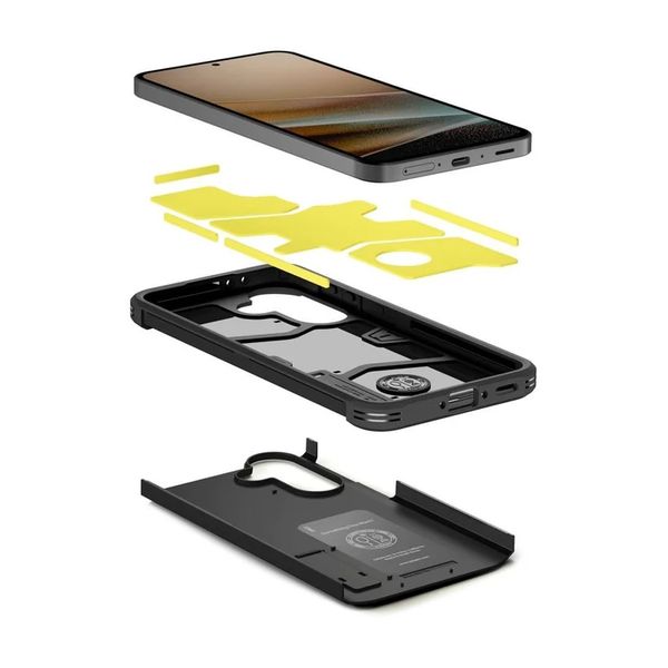 Spigen Tough Armor Backcover Samsung Galaxy A37 (5G) - Zwart