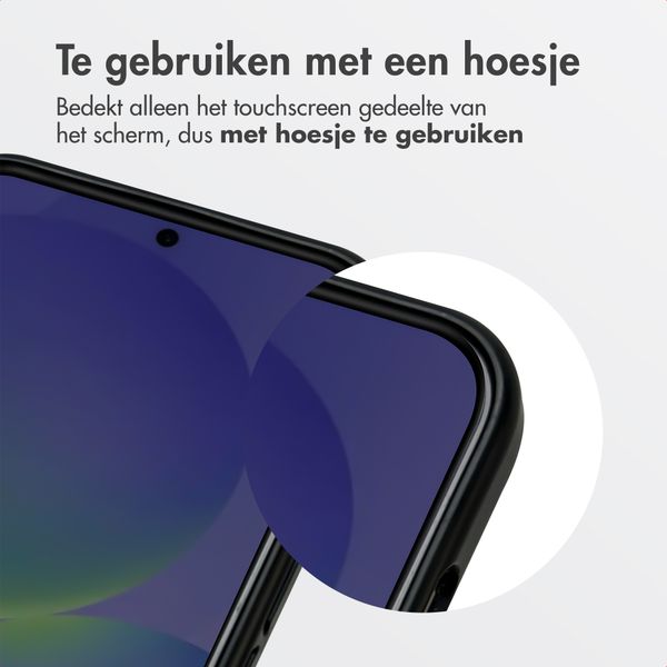 Accezz Gehard Glas Privacy Screenprotector + Applicator Samsung Galaxy A36