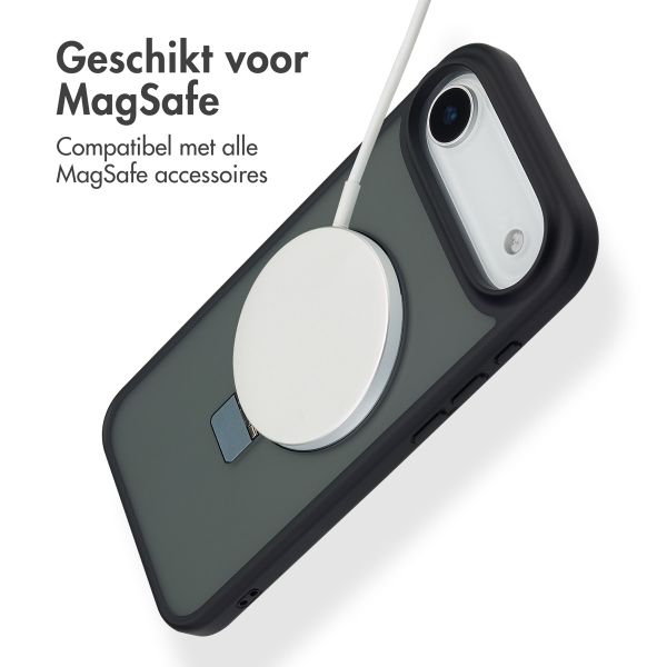 Accezz Ring Stand Backcover met MagSafe Apple iPhone 17 Air - Zwart