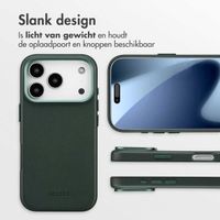 Accezz MagSafe Leather Backcover Apple iPhone 17 Pro - Cedar Green