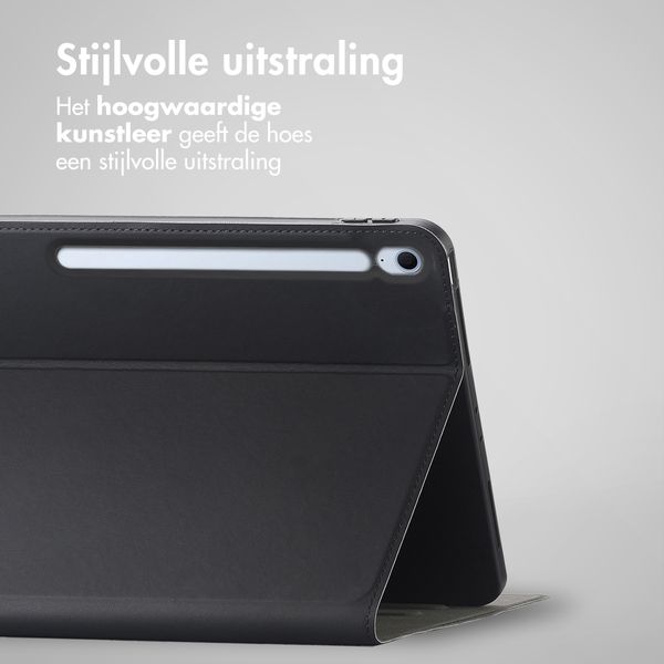 Accezz Classic Tablet Case Samsung Galaxy Tab S10 FE Plus - Zwart