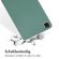 Accezz Liquid Silicone Backcover met penhouder iPad Pro 11 (2018/2020/2021/2022) - Donkergroen