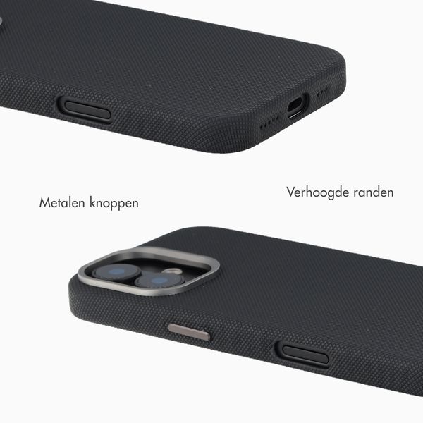 Accezz Mesh Backcover met MagSafe Apple iPhone 16 - Zwart