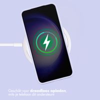 Accezz Liquid Silicone Backcover Samsung Galaxy S23 Plus - Paars