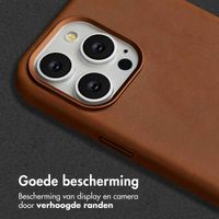 Accezz Vintage Leather Magsafe Backcover iPhone 15 Pro Max - Tabacco Cognac