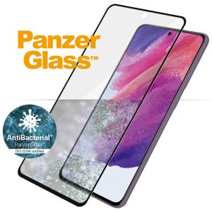 PanzerGlass Anti-Bacterial Case Friendly Screenprotector Samsung Galaxy S21 FE - Zwart