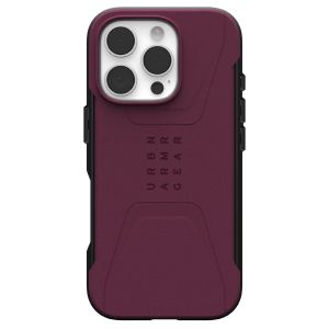 UAG Civilian Backcover MagSafe iPhone 16 Pro - Bordeaux