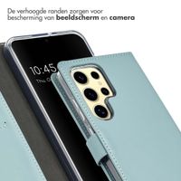 Selencia Echt Leren Bookcase Samsung Galaxy A16 - Air Blue