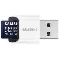 Samsung PRO Ultimate microSD - 512GB - inclusief kaartlezer - UHS-I/U3/Full HD/4K UHD