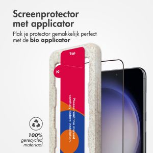 Accezz Gehard Glas Full Cover Screenprotector met applicator Samsung Galaxy S22 / S23 - Transparant