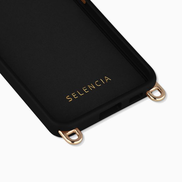 Selencia Rivièra MagSafe Backcover met afneembare haakjes Samsung Galaxy S25 / S24 - Velvet Black