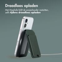 Accezz Leren Wallet met standaard voor MagSafe - Cedar Green