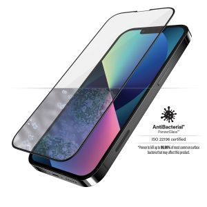 PanzerGlass Anti-Bacterial Case Friendly Screenprotector iPhone 13 / 13 Pro - Zwart