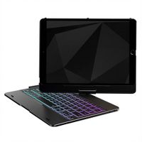 Accezz 360 Slim Keyboard Bookcase QWERTY Apple iPad 9 (2021) 10.2 inch / iPad 8 (2020) 10.2 inch / iPad 7 (2019) 10.2 inch - QWERTY / NL - Zwart