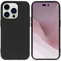 Accezz Color Backcover iPhone 14 Pro - Zwart