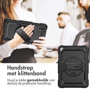 Accezz Rugged Backcover met schouderstrap iPad Air 3 (2019) / Pro 10.5 (2017) - Zwart