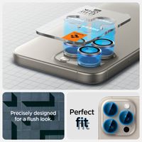Spigen GLAStR EZ Fit Optik Pro Camera Protector 2 Pack Apple iPhone 15 Pro / 15 Pro Max - Natural Titanium