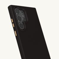 Selencia Rivièra MagSafe Backcover met afneembare haakjes Samsung Galaxy S24 Ultra - Velvet Black