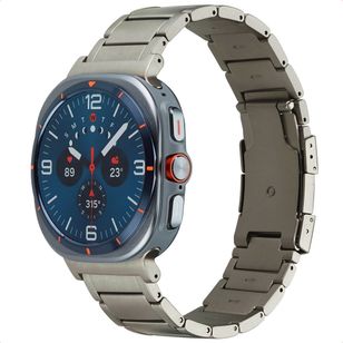 Accezz Mat Titanium bandje Samsung Galaxy Watch Ultra (2024/2025) - Titanium