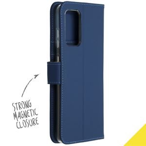 Accezz Wallet Softcase Bookcase Samsung Galaxy A72 - Donkerblauw