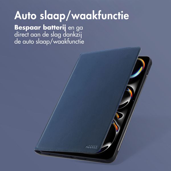 Accezz Classic Tablet Case Apple iPad Pro 11 (2025) M5 / (2024) M4 - Donkerblauw